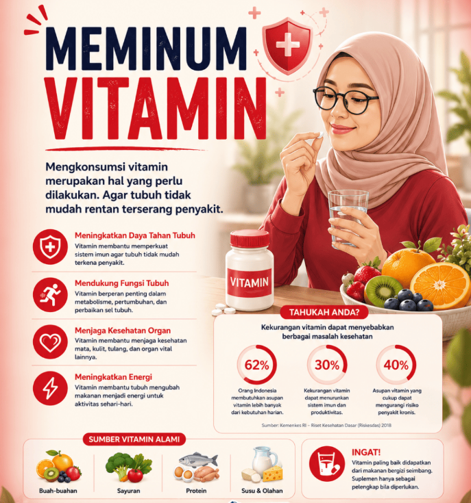 Vitamin Tubuh dan Perannya untuk Menjaga Kesehatan Sehari-hari